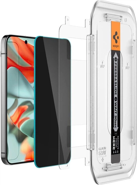 Szkło hartowane Spigen Glas.TR "Ez Fit" Privacy 2-pack Privacy Glass do Google Pixel 9 Pro XL (8800283301380) - obraz 6