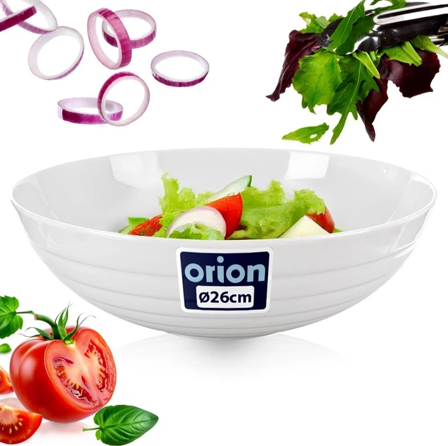 Miska sałatkowa Orion Mona porcelanowa biała 26 cm (8592381257026) - obraz 4