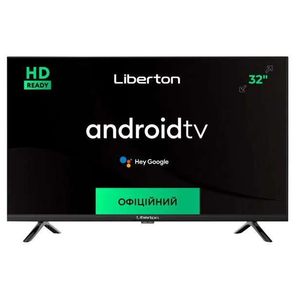 Телевізор Liberton діагональ 32" HD LTV-32H02AT - Фото 2 Телевізор Liberton діагональ 32" HD LTV-32H02AT - зображення 2