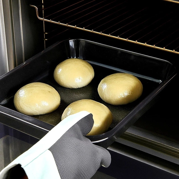 Blacha do pieczenia Orion emaliowana prostokątna głęboka 36 x 28 x 6 cm (8592381255374) - obraz 2