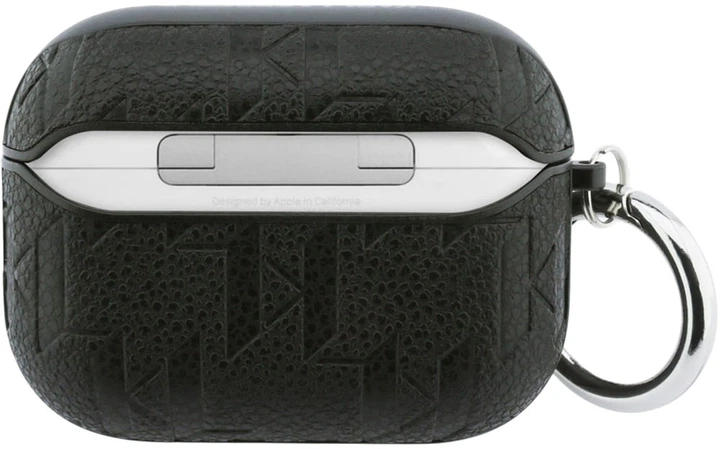 Чехол Karl Lagerfeld Monogram Karl and Choupette Head для Apple AirPods Pro 3 Black (3666339574628) - зображення 3