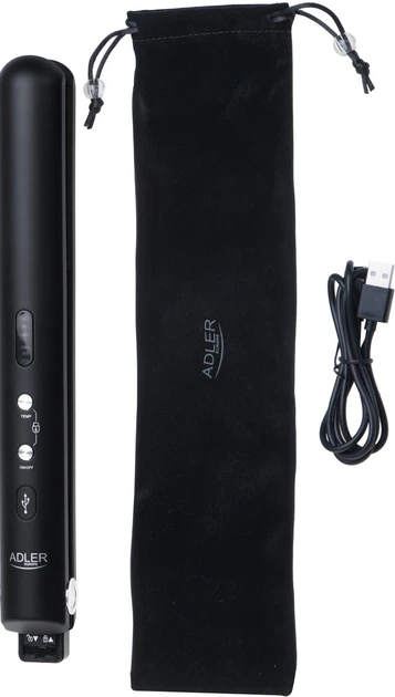 Prostownica bezprzewodowa Adler AD 2327 Czarny - obraz 10