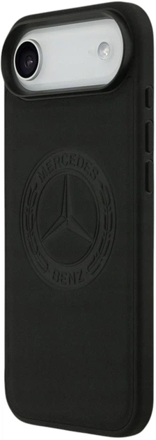 Etui Mercedes Leather Vintage Logo MagSafe do iPhone Air Black (3666339507992) - obraz 2