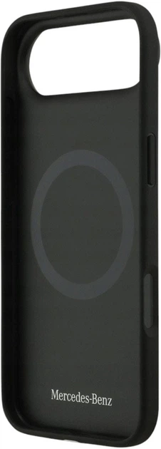 Etui Mercedes Leather Vintage Logo MagSafe do iPhone Air Black (3666339507992) - obraz 7