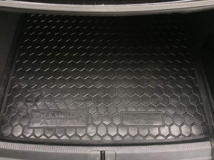 Поліуретановий килимок у багажник Avto-gumm для Volkswagen Passat B7 2011- Sedan ФольксВаген Пассат Б7 - зображення 2