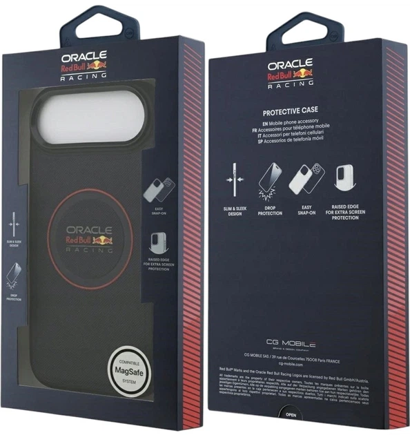 Etui Red Bull Meshed Red Ring & Metal Buttons MagSafe do iPhone Air Navy (3666339526825) - obraz 8