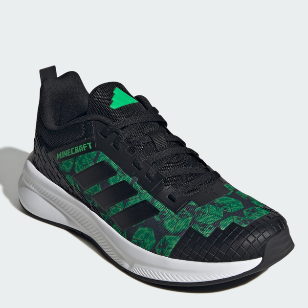 Підліткові кросівки для хлопчика Adidas Minecraft Fortarun J JR1932 37.5 Core Black (4068806237613) - зображення 2