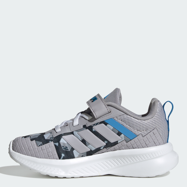 Детские кроссовки для мальчика Adidas Minecraft Fortarun El C JR1945 29 Glory Grey (4068806966032) - изображение 3