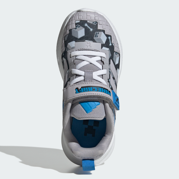 Детские кроссовки для мальчика Adidas Minecraft Fortarun El C JR1945 29 Glory Grey (4068806966032) - изображение 5