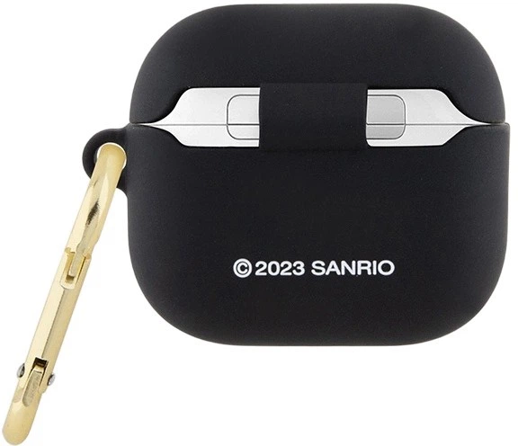 Etui Hello Kitty Silicone 3D Kitty Head do Apple AirPods 3 Black (3666339189662) - obraz 2