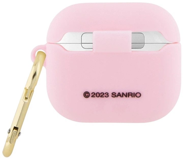 Etui Hello Kitty Silicone 3D Kitty Head do Apple AirPods 3 Pink (3666339189709) - obraz 2