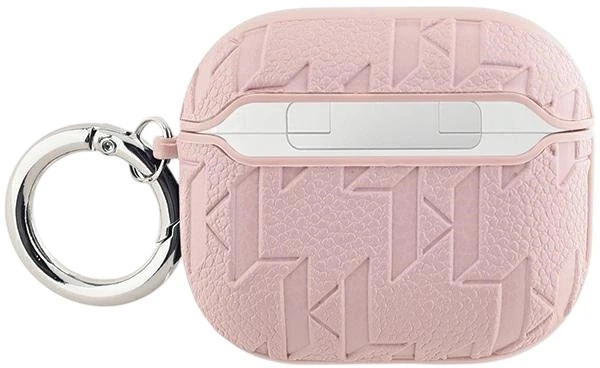 Чехол Karl Lagerfeld Monogram Choupette Head для Apple AirPods 3 Pink (3666339283735) - зображення 2