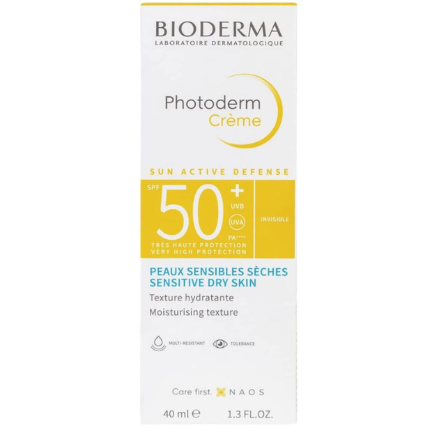 Сонцезахисний крем Bioderma Photoderm Anti-redness Cream SPF 50+, 40 мл для чутливої, реактивної та схильної до почервоніння шкіри в тому числі при розацеа - зображення 3