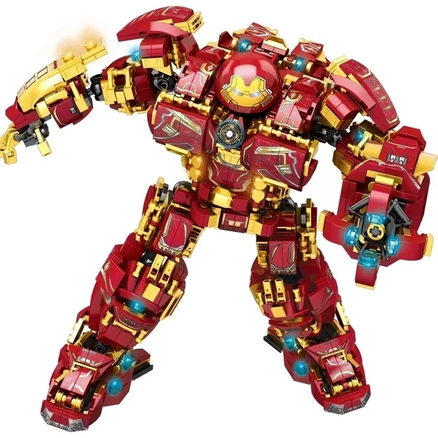 Конструктор Залізна людина Iron Man Hulkbuster (Халкбастер), 1450 деталь - зображення 2