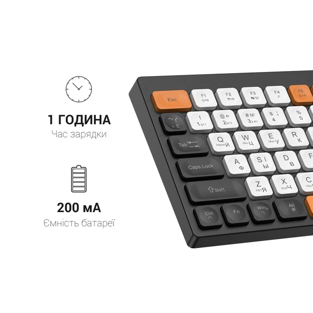 Клавіатура бездротова OfficePro (SK955B) - Фото 13 Клавіатура бездротова OfficePro (SK955B) - изображение 13