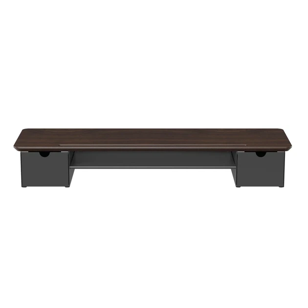 Настільна підставка для монітора OfficePro MR161DW Dark Wood/Black - Фото 3 Настільна підставка для монітора OfficePro MR161DW Dark Wood/Black - изображение 3