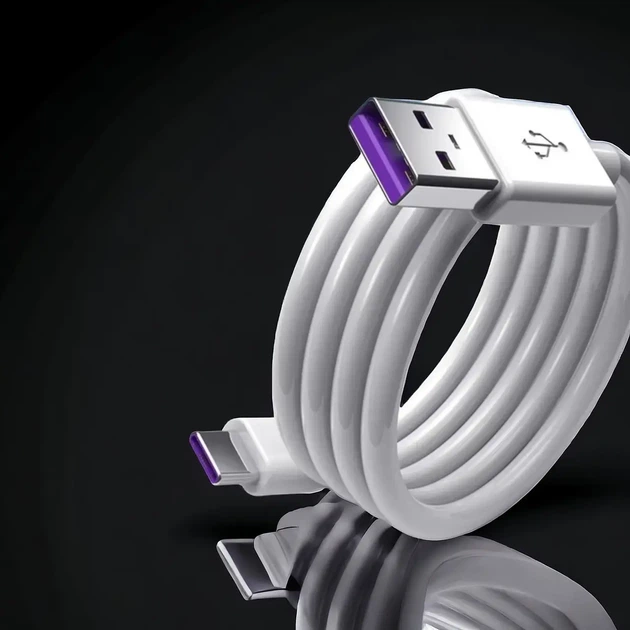 Кабель USB Type-C – USB 3.0, 1.5 м, быстрая зарядка 5A - Фото 1 Кабель USB Type-C – USB 3.0, 1.5 м, быстрая зарядка 5A - изображение 1