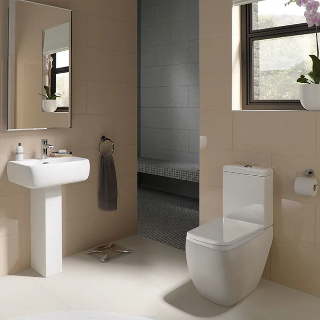 Раковина з ніжкою RAK Ceramics Metropolitan 52.5x18.5x41.5 см RAK0020 Білий (2872129806) - изображение 2