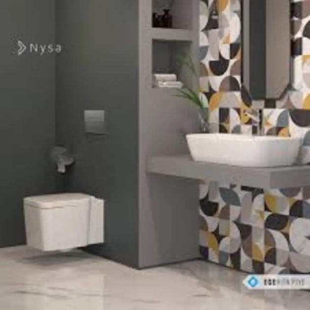 Унітаз підвісний настінний Ege Vitrifiye Nysa Soft Close 49x36x40 см Білий (2869921262) - зображення 4