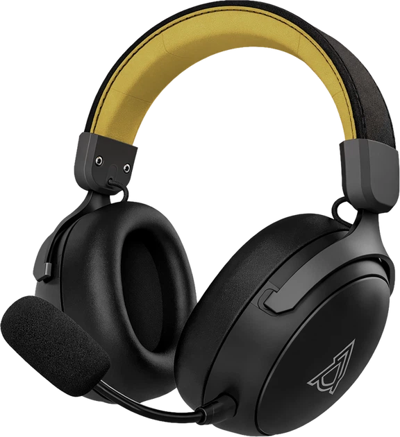 Бездротова ігрова гарнітура Ajazz AHM08 MAX Black Gray Yellow (AHM08-MAX-BGY) - Фото 1 Бездротова ігрова гарнітура Ajazz AHM08 MAX Black Gray Yellow (AHM08-MAX-BGY) - зображення 1