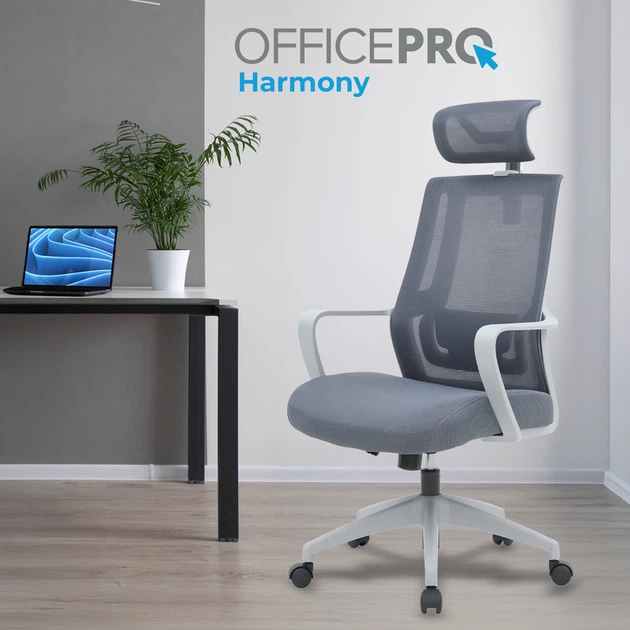 Крісло офісне OfficePro Harmony OC310-G-G-G - Фото 7 Крісло офісне OfficePro Harmony OC310-G-G-G - изображение 7