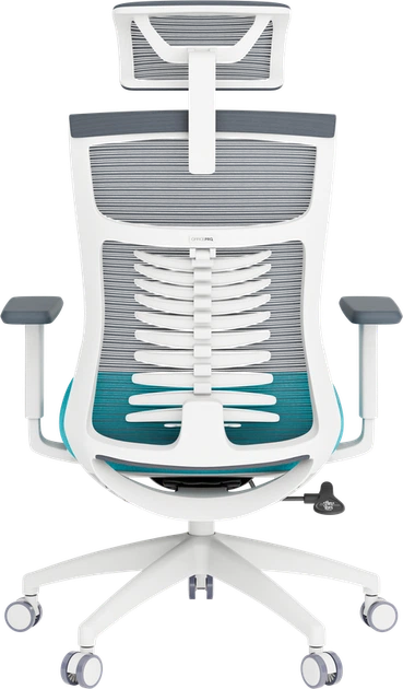 Крісло офісне OfficePro Balance OC550-W-DG-BL - Фото 3 Крісло офісне OfficePro Balance OC550-W-DG-BL - зображення 3