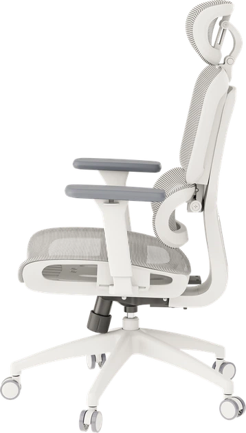 Крісло офісне OfficePro Skyline OC680-W-LG-LG - Фото 7 Крісло офісне OfficePro Skyline OC680-W-LG-LG - зображення 7