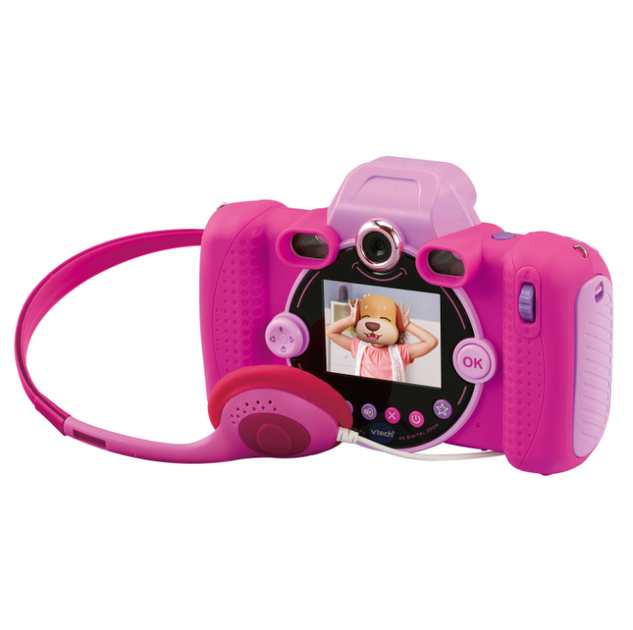 Цифрова камера VTech KidiZoom Duo FX Рожевий з навушниками (3417765199523) - зображення 3