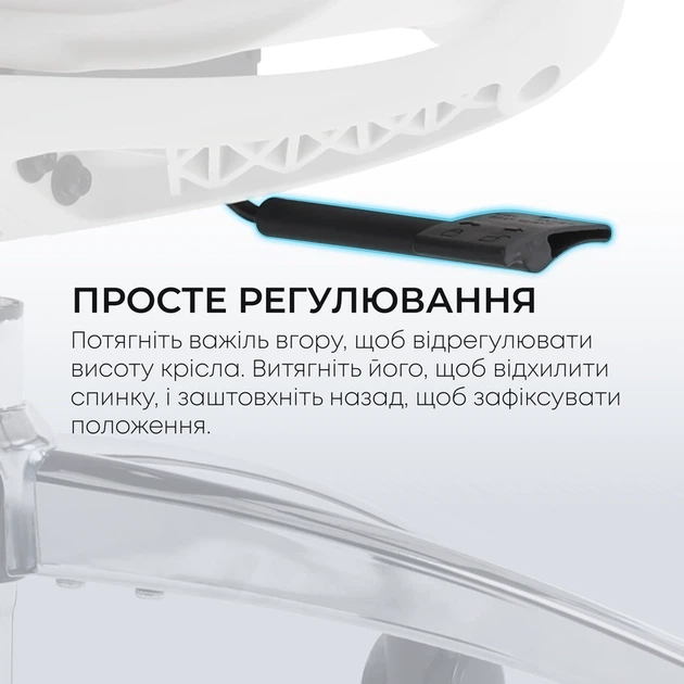 Крісло офісне Sihoo DORO C300L Mesh White - зображення 15