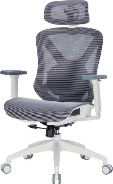 Крісло офісне Officepro Atlas OC630-W-DG-DG - Фото 1 Крісло офісне Officepro Atlas OC630-W-DG-DG - изображение 1