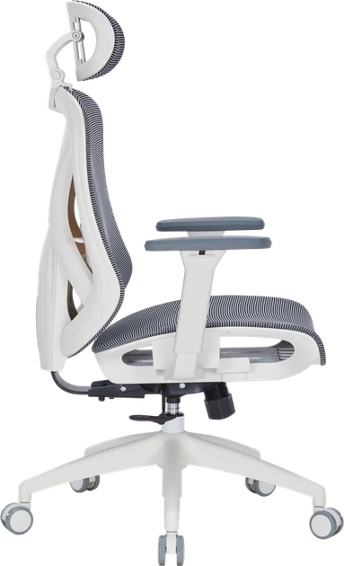 Крісло офісне Officepro Atlas OC630-W-DG-DG - Фото 5 Крісло офісне Officepro Atlas OC630-W-DG-DG - изображение 5