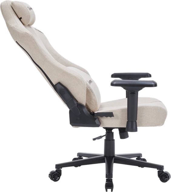 Крісло ігрове GamePro FGC750G Fabric Beige - изображение 5