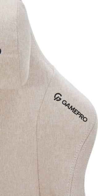 Крісло ігрове GamePro FGC750G Fabric Beige - изображение 9