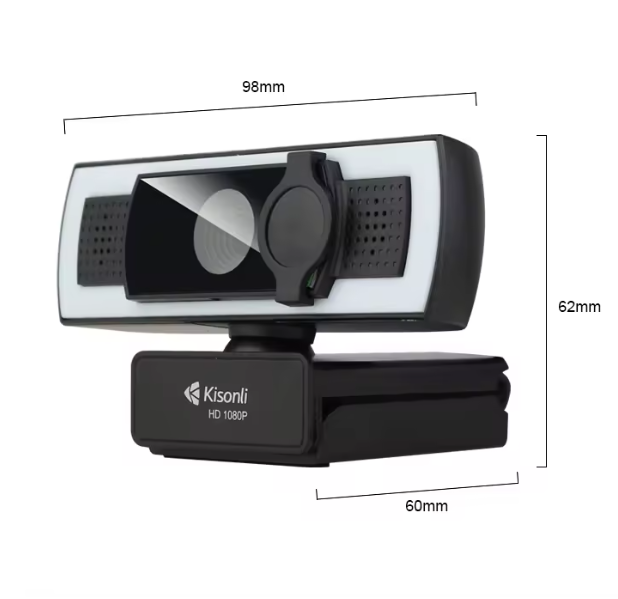 Веб-камера Kisonli D3 1080P USB, Full HD, микрофон, Plug & Play, широкоокоугольным обзором 90° – для работы, учебы, стриминга - изображение 8