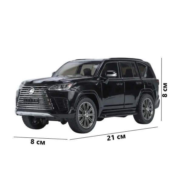 Модель автомобиля Lexus LX 600 в масштабе 1:24 оснащена звуковыми и световыми эффектами и подвижными деталями - Фото 3 Модель автомобиля Lexus LX 600 в масштабе 1:24 оснащена звуковыми и световыми эффектами и подвижными деталями - изображение 3
