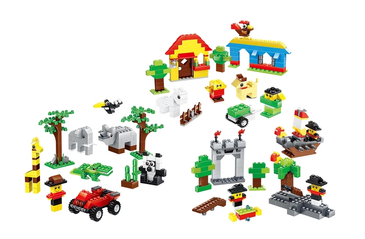 Klocki konstrukcyjne Wange DIY w stylu LEGO 625 elementów 57988 (6945642809946) - obraz 5