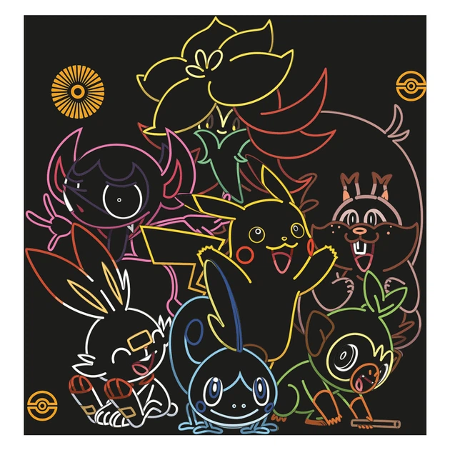 Zestaw kreatywny Karty zdrapki i długopis Pokémon (9789044765847) - obraz 3