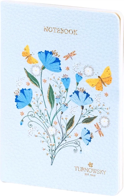 Записник Axent Turnowsky Secret Garden 105x148 мм А6 60 аркушів у клітинку Блакитний (8711-1-A-TR) - Фото 2 Записник Axent Turnowsky Secret Garden 105x148 мм А6 60 аркушів у клітинку Блакитний (8711-1-A-TR) - зображення 2