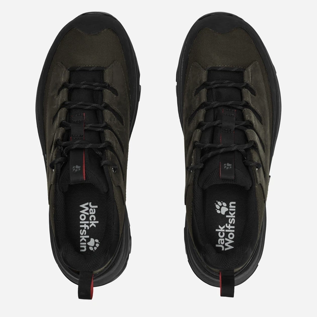 Мужские кроссовки для треккинга с мембраной Jack Wolfskin Apex Hike Texapore Low M A65570-E0205 44 (9.5UK) 27.7 см Хаки (4064886675109) - изображение 6