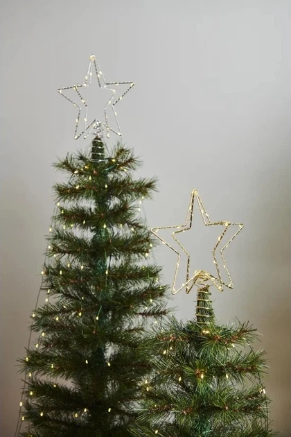 Гірлянда зірка Sirius Home Transparent 30 LED Gold 25 см (5707310516454) - зображення 4