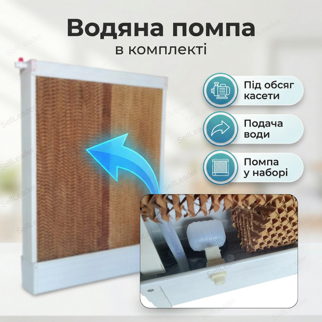Паперова охолоджувальна панель 150×15×175см пипарна касета для теплиць ферми гофрокартон охолоджувач під жалюзі - Фото 7 Паперова охолоджувальна панель 150×15×175см пипарна касета для теплиць ферми гофрокартон охолоджувач під жалюзі - зображення 7