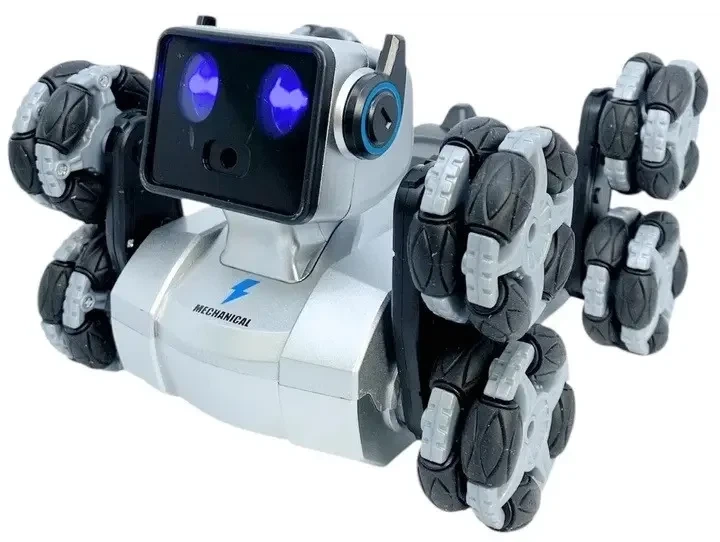 Интерактивная игрушка робот-собака RIAS Mechanical Dog H29-4 с WiFi камерой Grey (3_07848) - Фото 3 Интерактивная игрушка робот-собака RIAS Mechanical Dog H29-4 с WiFi камерой Grey (3_07848) - изображение 3