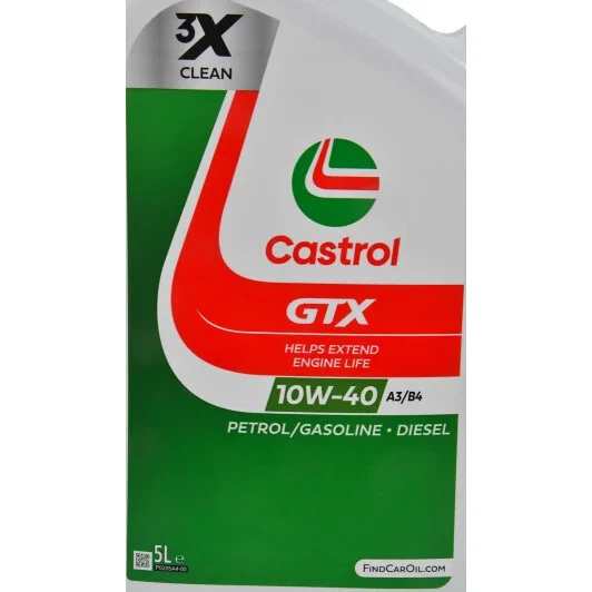 Олива моторна Castrol GTX Ultraclean A/B 10W-40 (5л.) - изображение 2