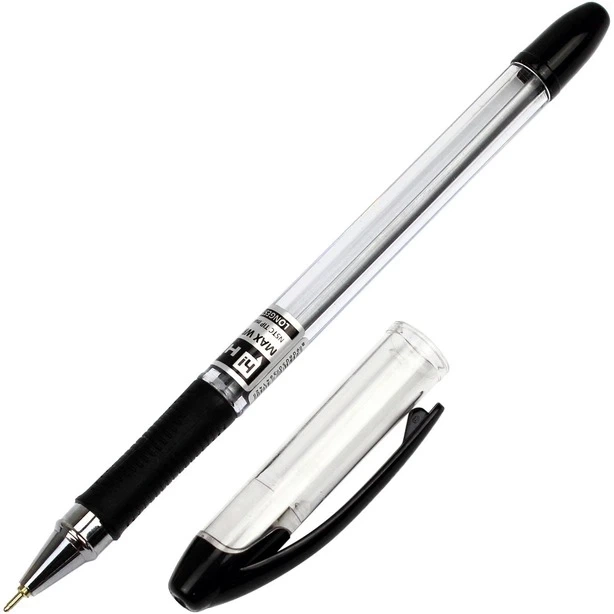 Ручка масляна Hiper Max Writer чорнило чорне 0.7 мм пластик (HO-335) - Фото 1 Ручка масляна Hiper Max Writer чорнило чорне 0.7 мм пластик (HO-335) - зображення 1