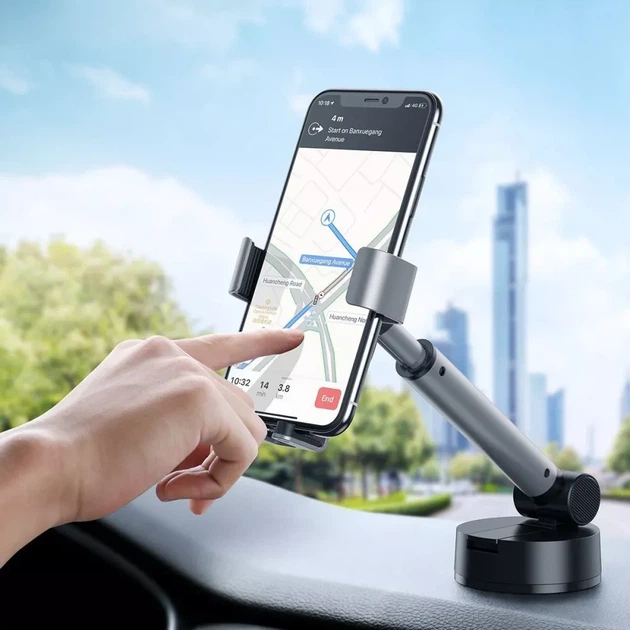 Автомобильный держатель Baseus Simplism Gravity Car Mount With Suction Base - Фото 6 Автомобильный держатель Baseus Simplism Gravity Car Mount With Suction Base - изображение 6