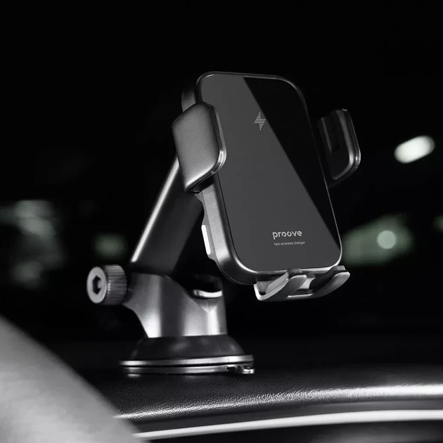 Автомобильный держатель с Беспроводным ЗУ Proove Triple Clamp 15W - изображение 3