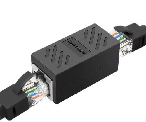 Розетка з’єднувальна для RJ45 (мама мама), Black, GTL (GTLRJ45FRJ45F) - Фото 4 Розетка з’єднувальна для RJ45 (мама мама), Black, GTL (GTLRJ45FRJ45F) - зображення 4