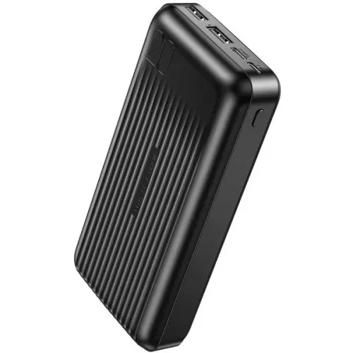 Павербанк XO PB302 20000 mAh з дисплеєм, чорний - Фото 1 Павербанк XO PB302 20000 mAh з дисплеєм, чорний - зображення 1
