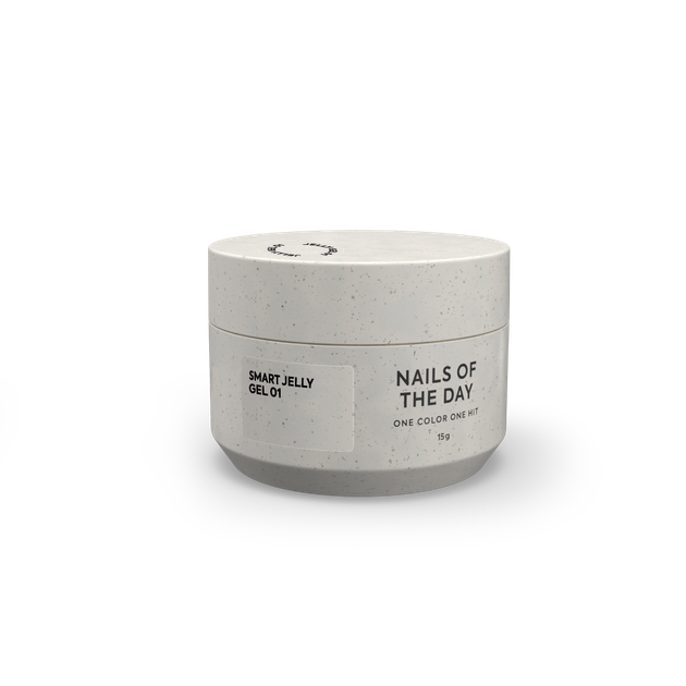 Гель желе будівельний Nails Of The Day Smart Jelly gel 01, прозорий, 15 г - Фото 1 Гель желе будівельний Nails Of The Day Smart Jelly gel 01, прозорий, 15 г - зображення 1