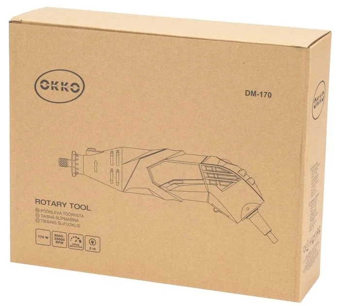 Szlifierka elektryczna Okko prosta DM-170 170 W (4772013435211) - obraz 7